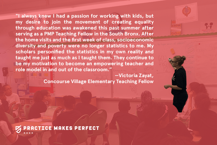 Victoria Zayat, Concourse Village Elementary Teaching Fellow