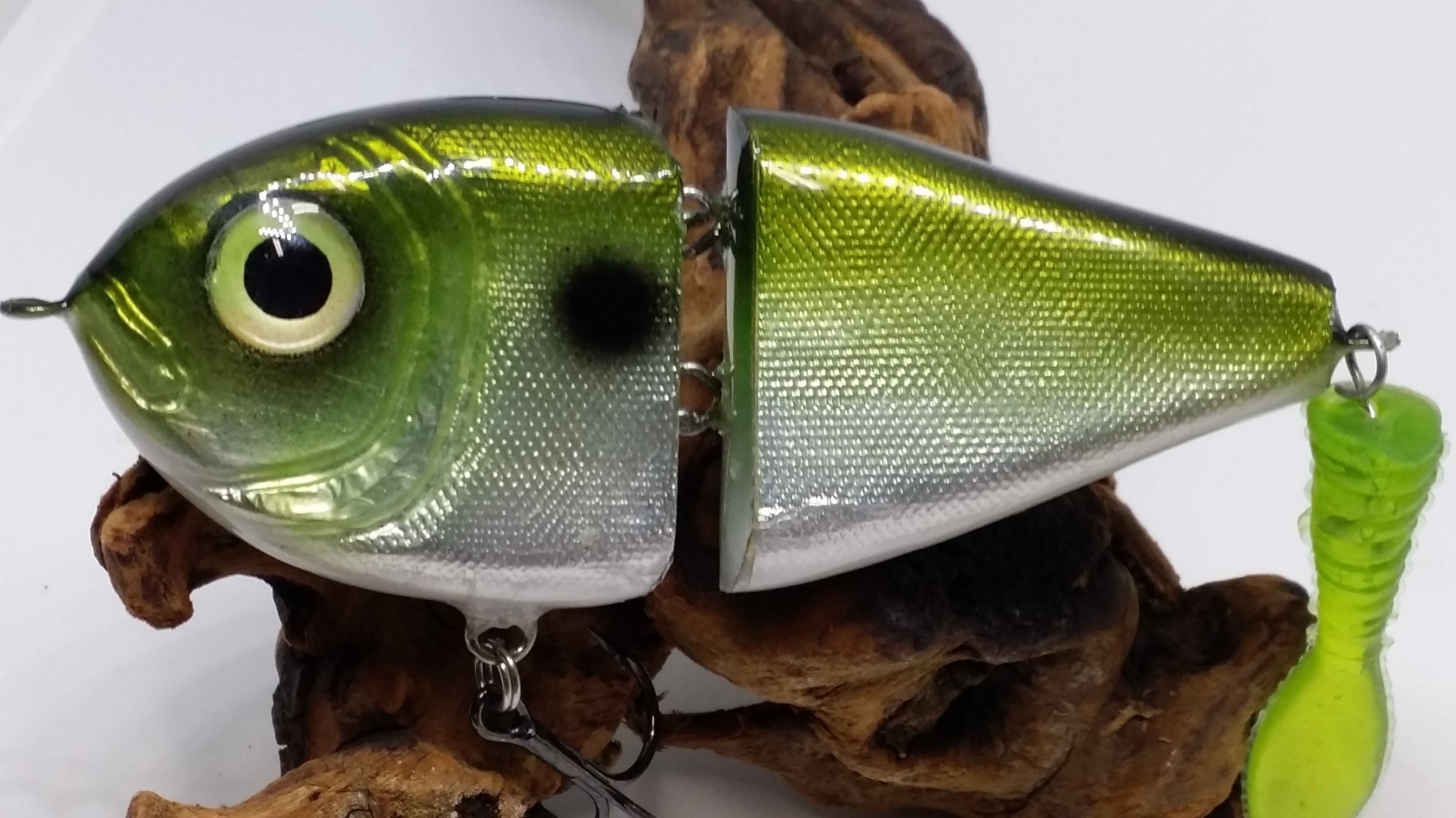 Hand Carved Peanut Bunker Swim Bait