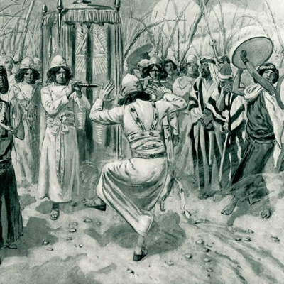Image: "David Dances Before the Lord With All His Might", from wikimedia