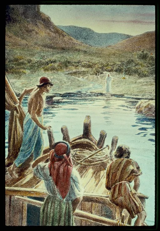 image: John 21:1-14. Once more Jesus showeth himself to Peter and others by the Sea of Galilee by William Hole ( wikimedia )