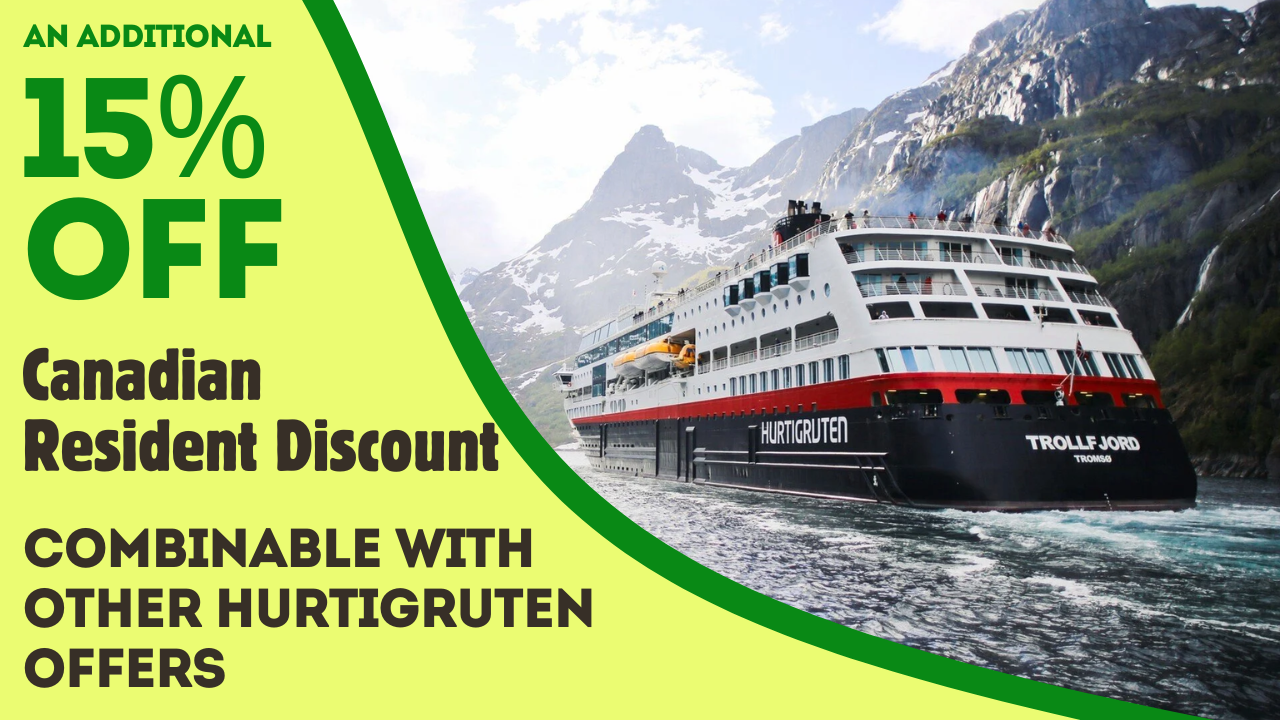 Hurtigruten - Norway’s Classic Coastal Voyage: Exclusive Canadian Resident Discount