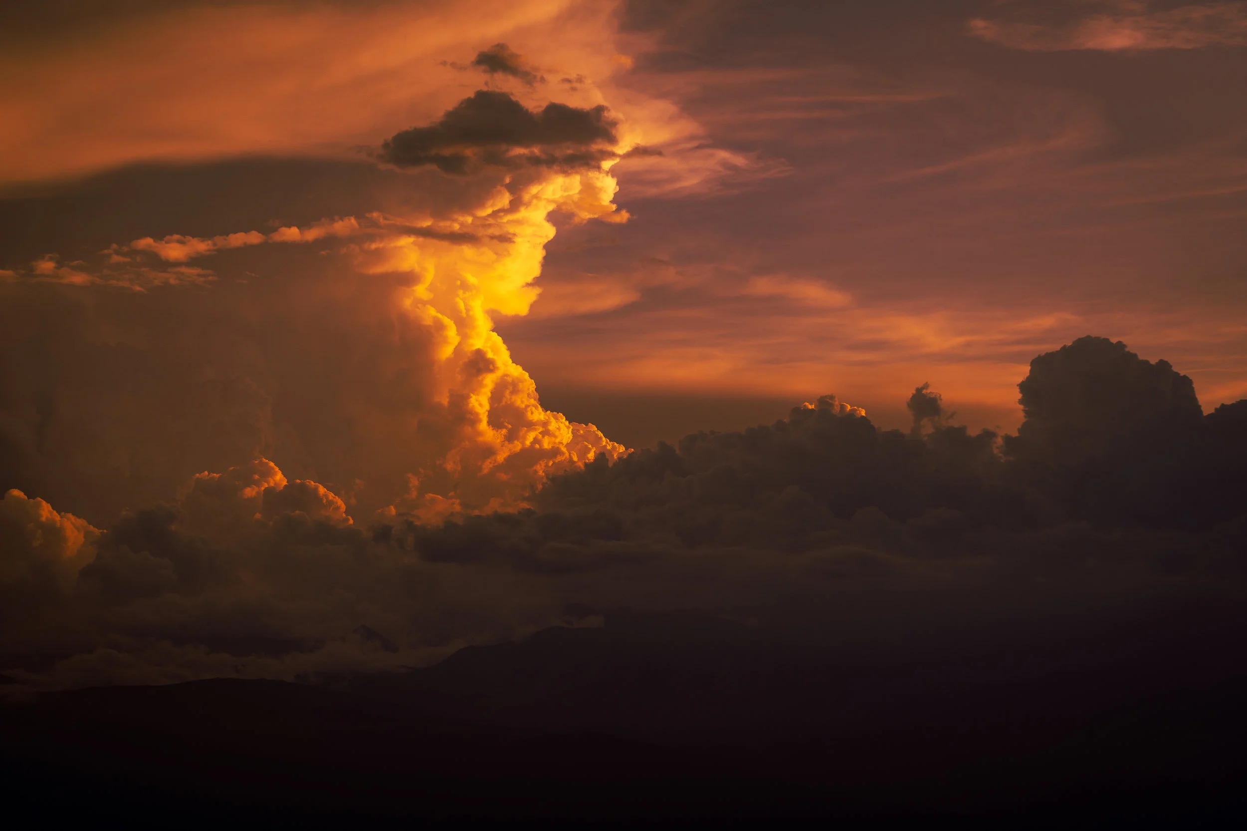 Sunset from Canigou Peak
