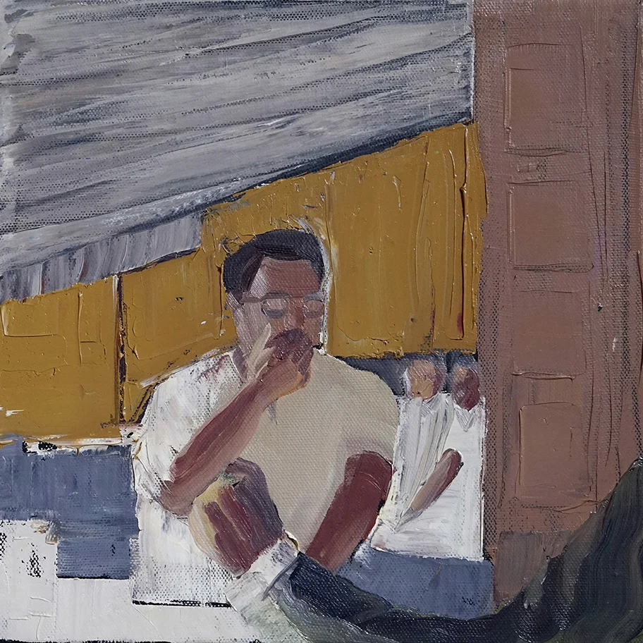 SQ 6 oil on canvas 10 x 10 inches 2015