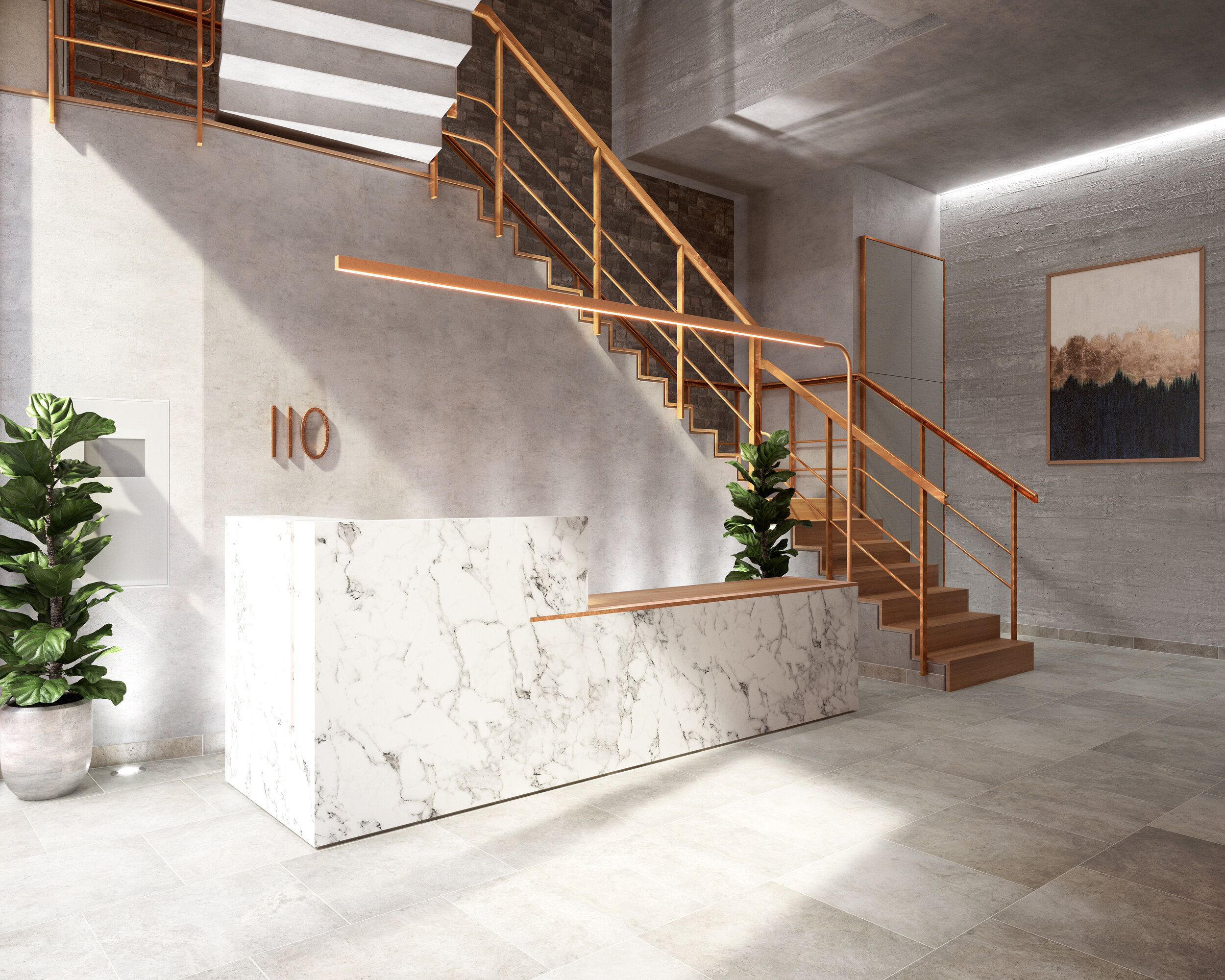 110 Marylebone High Street Progress on site as stair is unveiled