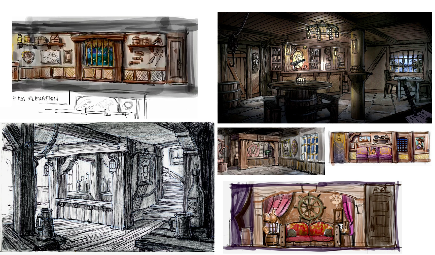 Thumbnail Sketches and Doodles
