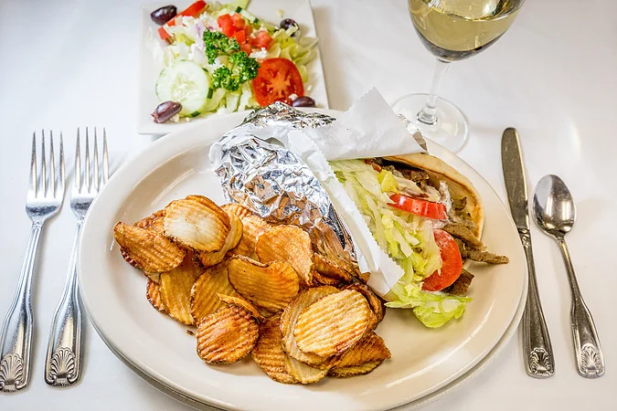 Gyro and Greek Potatoes