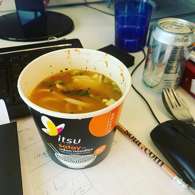 When you really miss @itsuofficial #lunchbreak #fakeaway #workinglunch