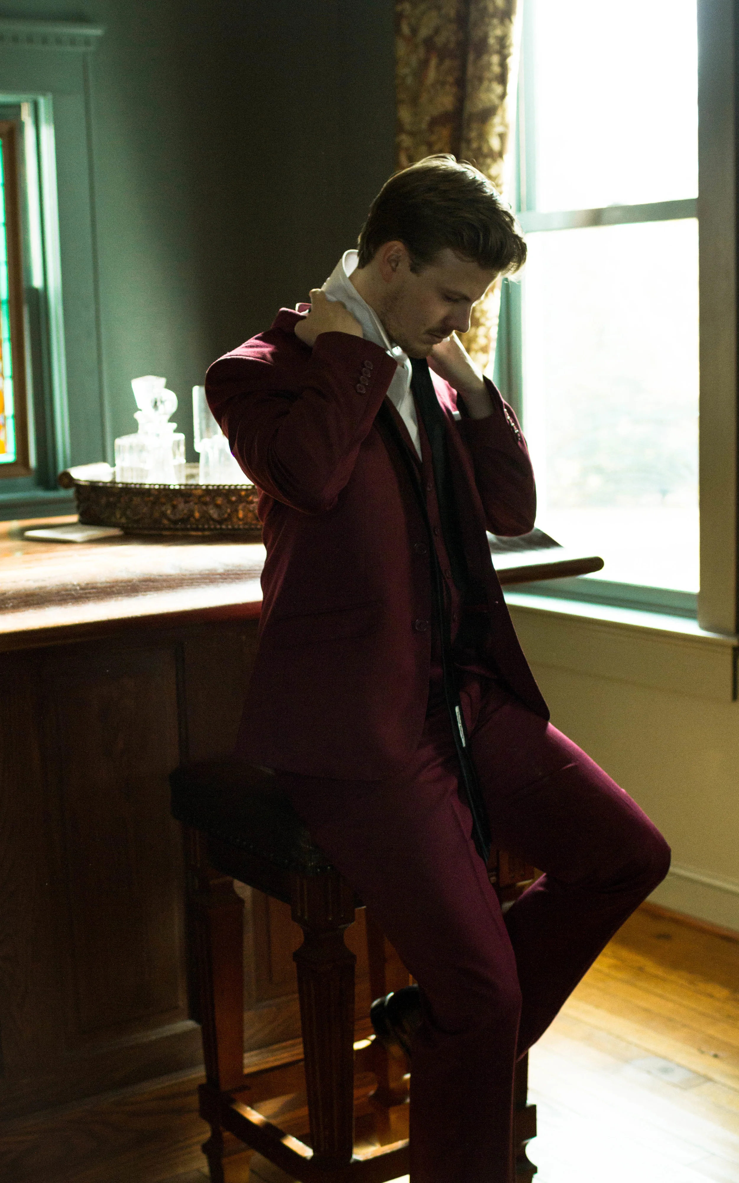 Blushing Burgundy