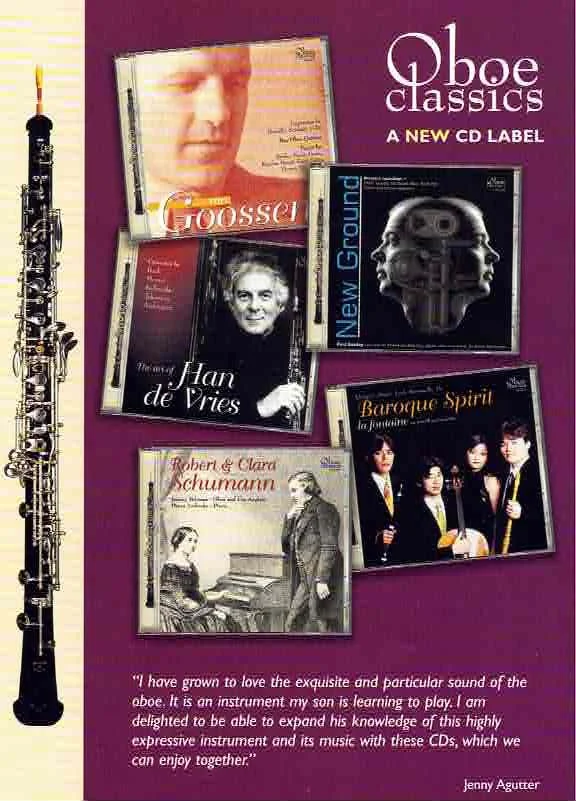 The 5 CD launch of the label, Oboe Classics