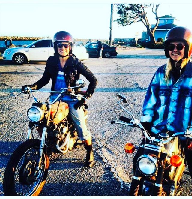 #tbt to old buddies on older hondas 🌤🤗 @madisonenloe