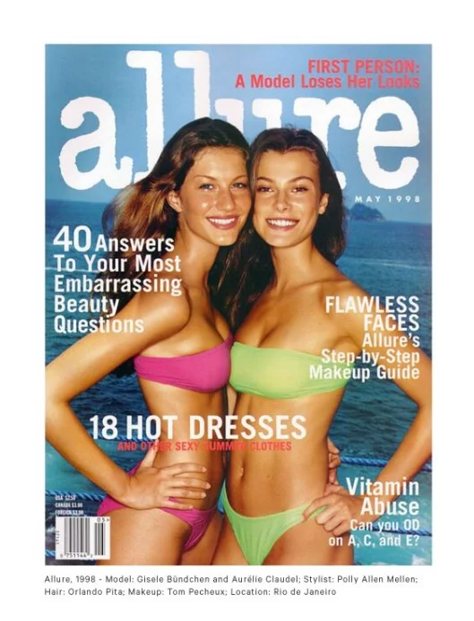 Primeira capa de Gisele na Allure