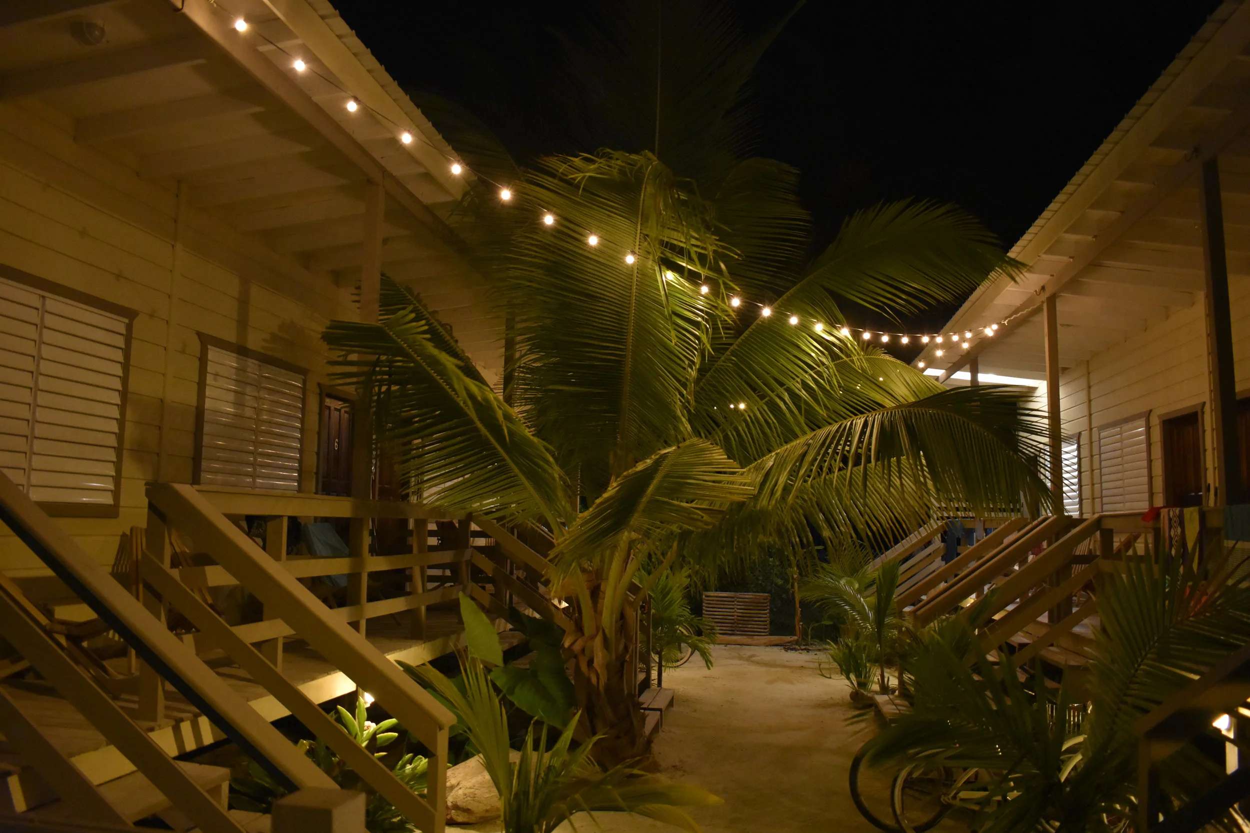 Na ilha de Caye Caulker ficamos hospedados no Airbnb Dream Cabanas