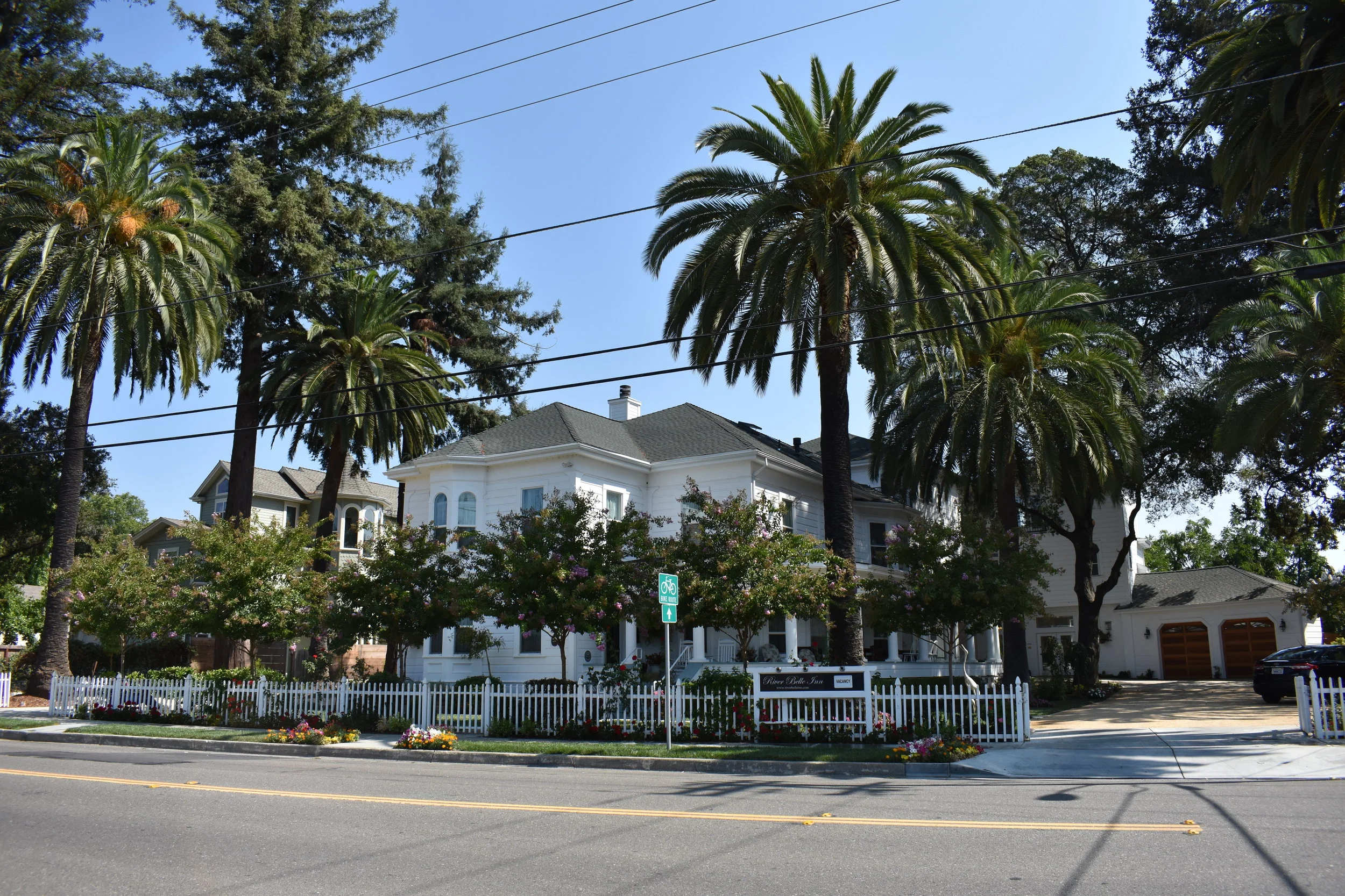 Em Healdsburg ficamos hospedados na River Belle Inn, uma delicia de lugar