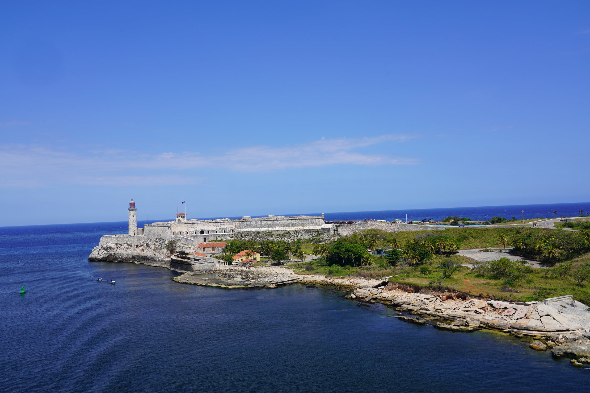 Porto de Habana em Cuba