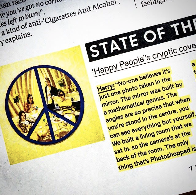 NME on the peace album artwork