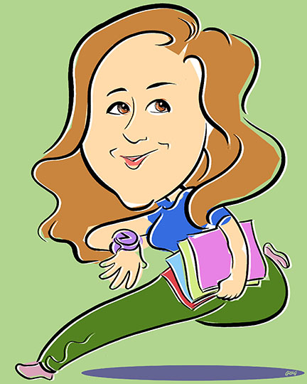 Webpage caricature