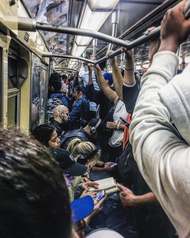 Morning Commute | New York Subway

Packed trains lately, schools back in session, and the city 🌃 said she has no worries. 
#ny #nyc #newyork #people #subway #mta #rushhour #commute