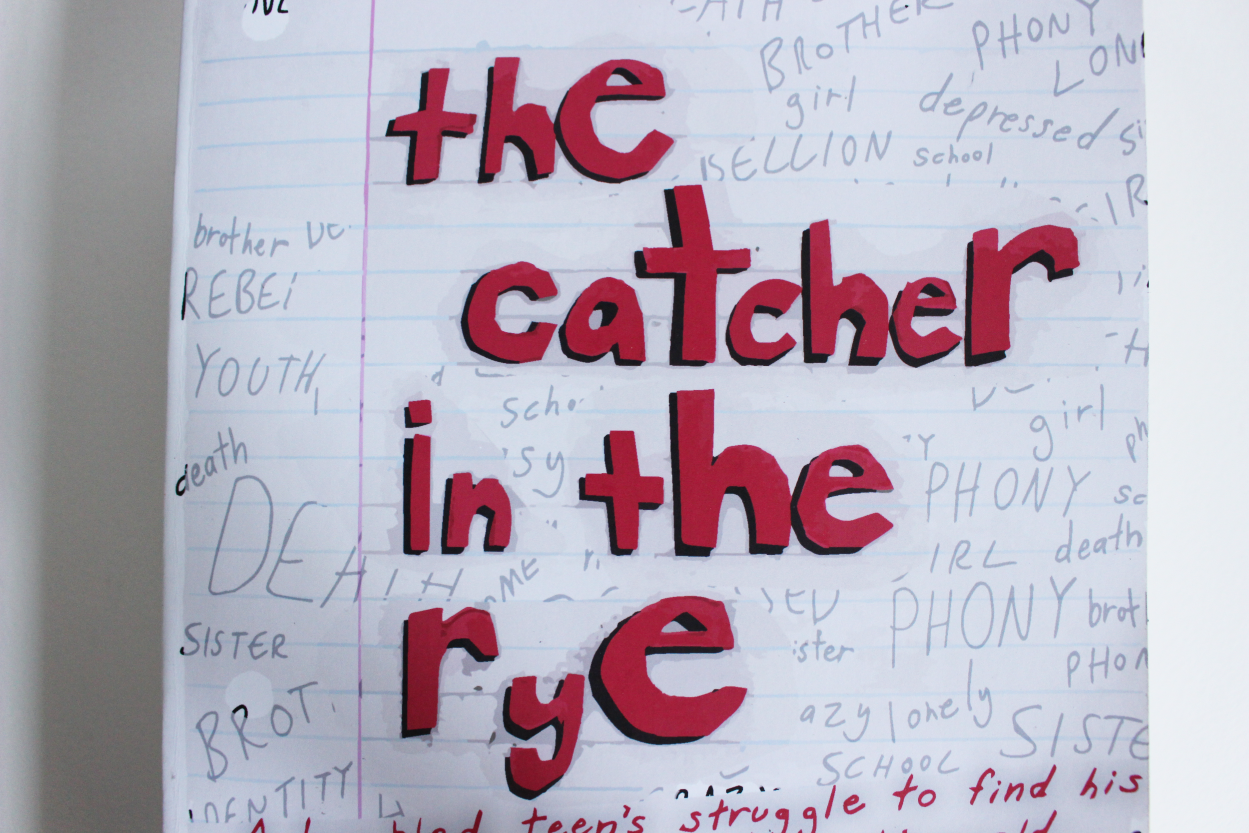  my redesign of the famous novel with cut paper 