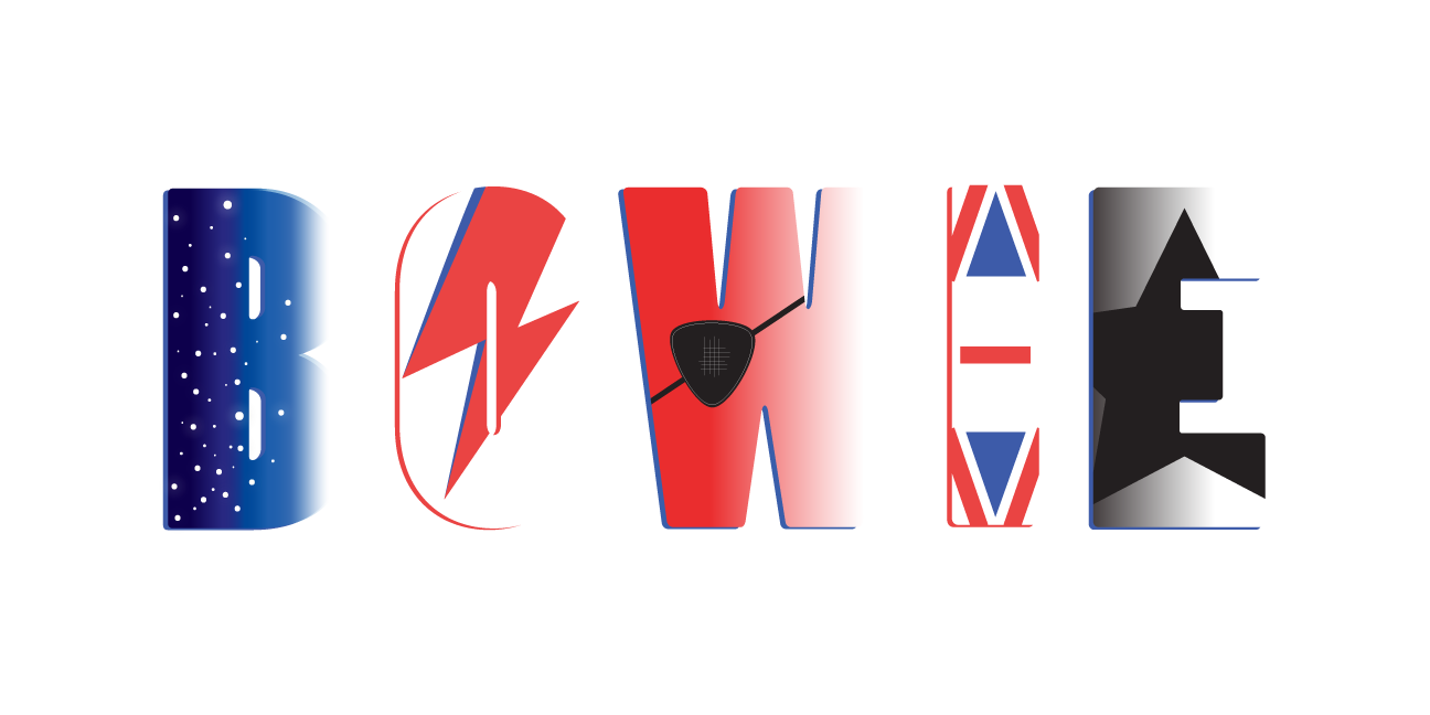  David Bowie tribute poster 