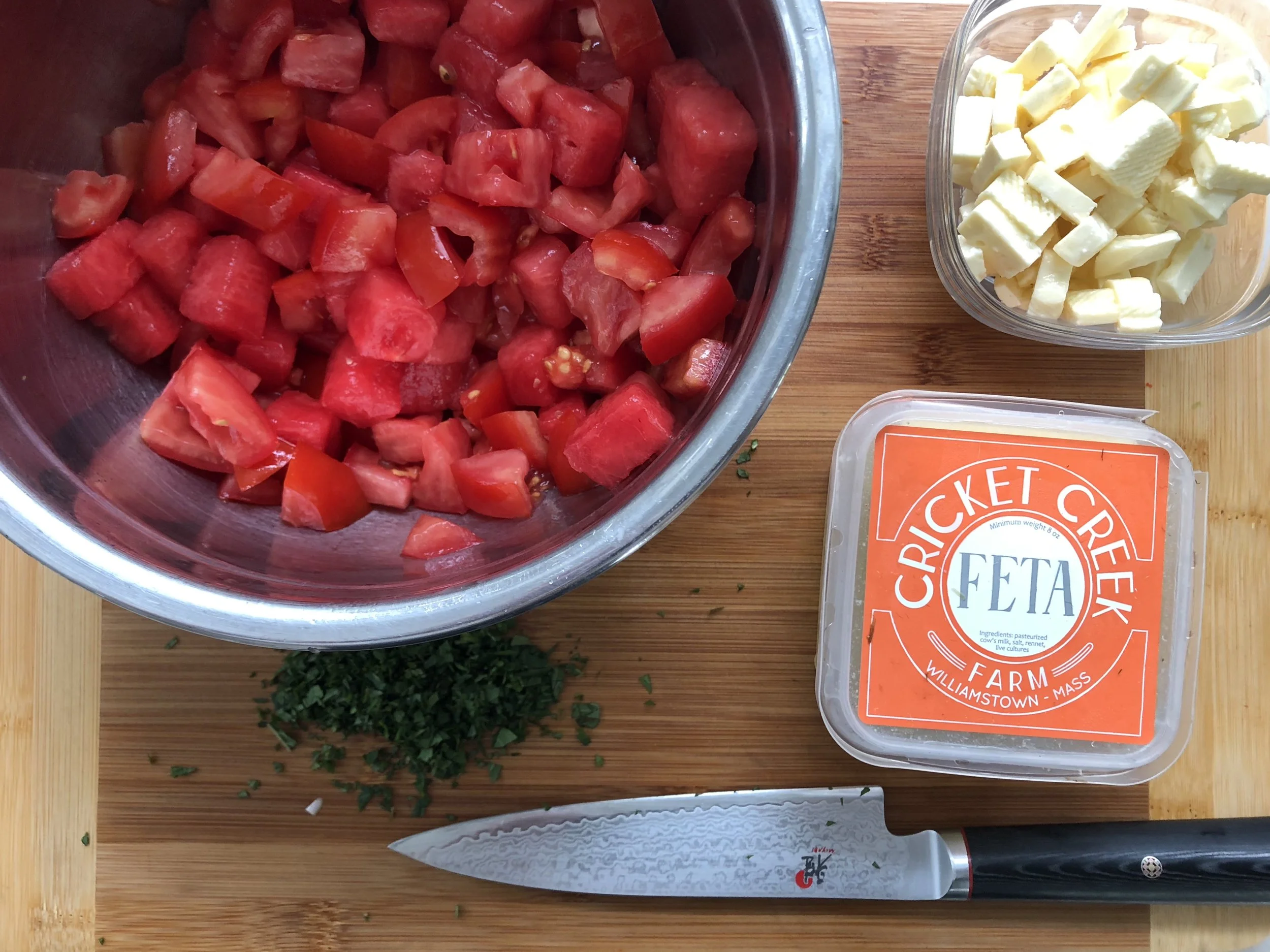 The Mise en Place is on point here...