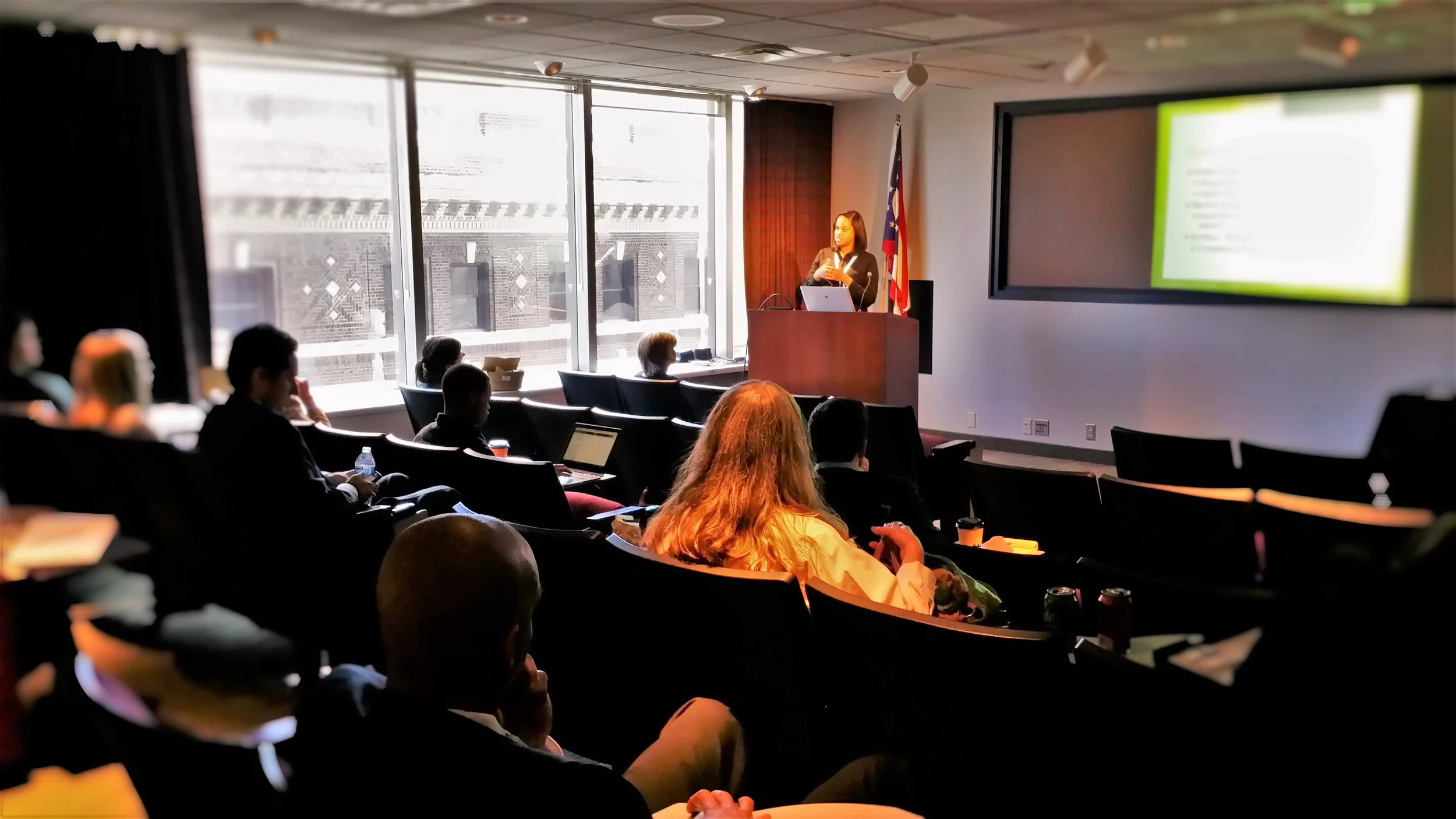 Members of the Ohio Microbusiness Development Program participate in the April 2016 Microbusiness Summit in Columbus.