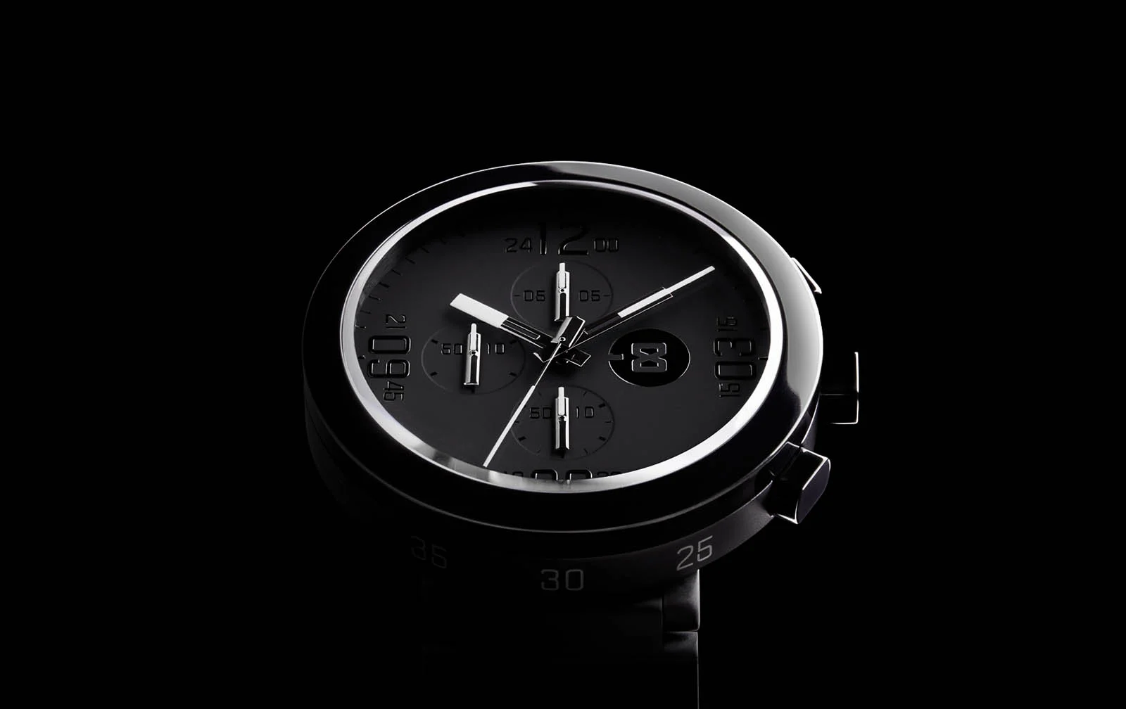 High key watch product photography
