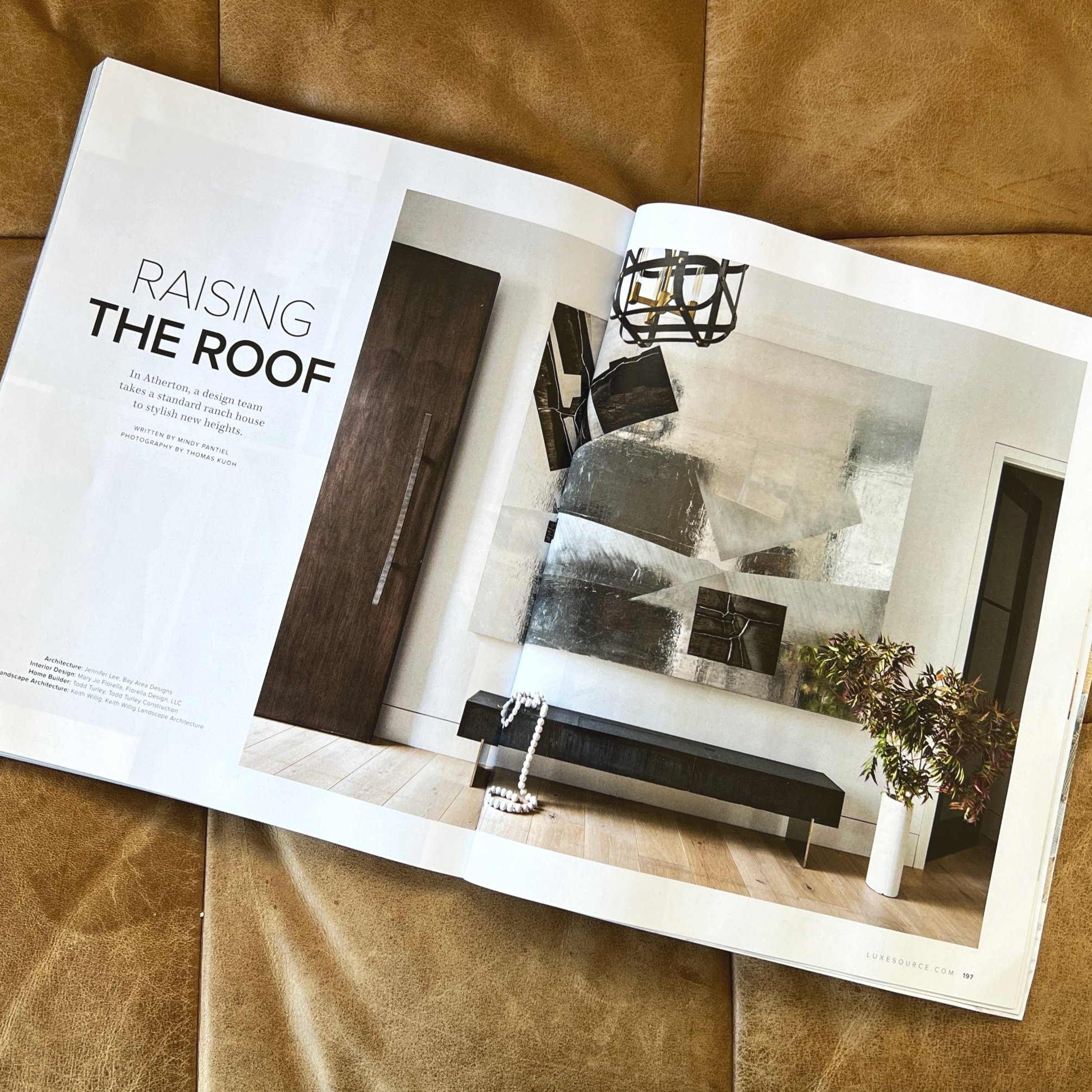 Once Again! Our images featured in Luxe Magazine