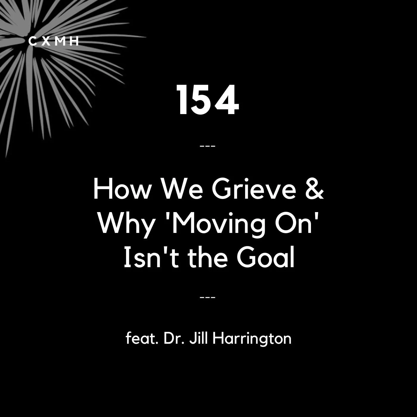154 - How We Grieve and Why 'Moving On' Isn't the Goal (feat. Dr. Jill Harrington) episode artwork