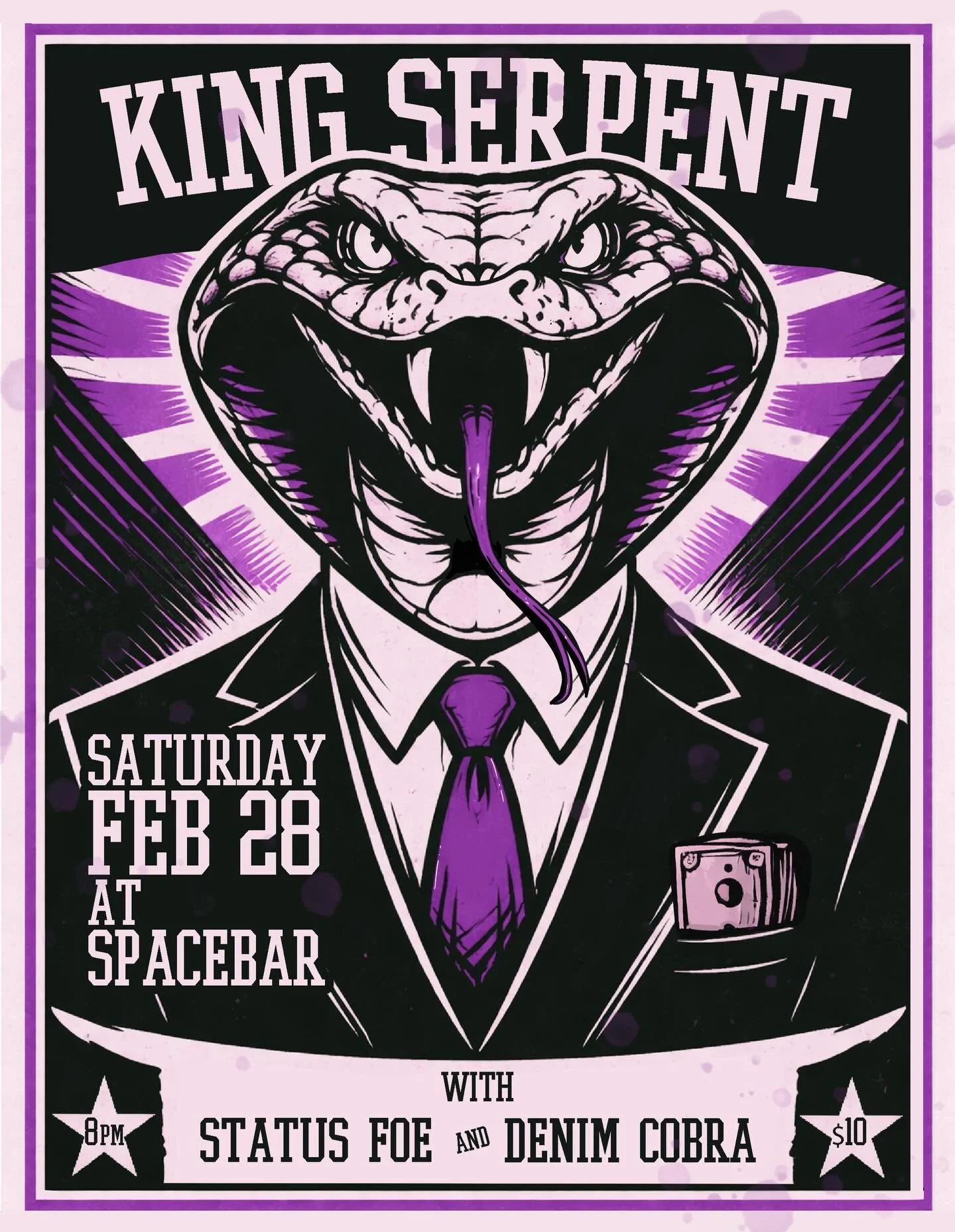 ✨NEXT SHOW✨

We&rsquo;re suuuuuuper hyped to hit the stage at @spacebarcolumbus on Saturday, February 28, with @denim.cobra and @statusfoe (Indy)!!! 

Doors at 8
$10
18+

SEE YOU THERE!!!!