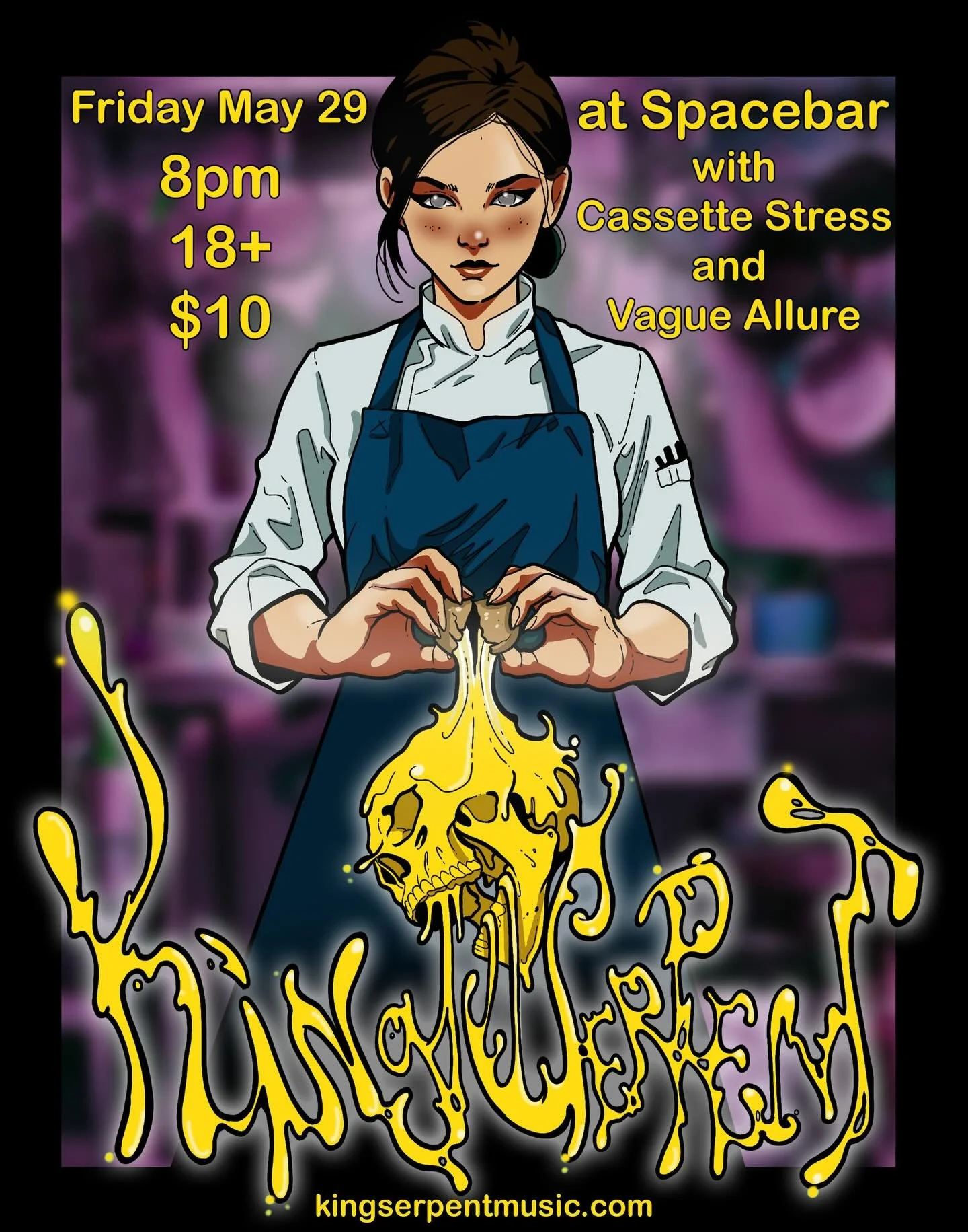 🚨SHOW ALERT🚨

Very hyped to head back to @spacebarcolumbus on Friday, May 29, and rock the stage with @cassettestress (Nashville) and @vague_allure !!

8pm
$10
18+
🤘