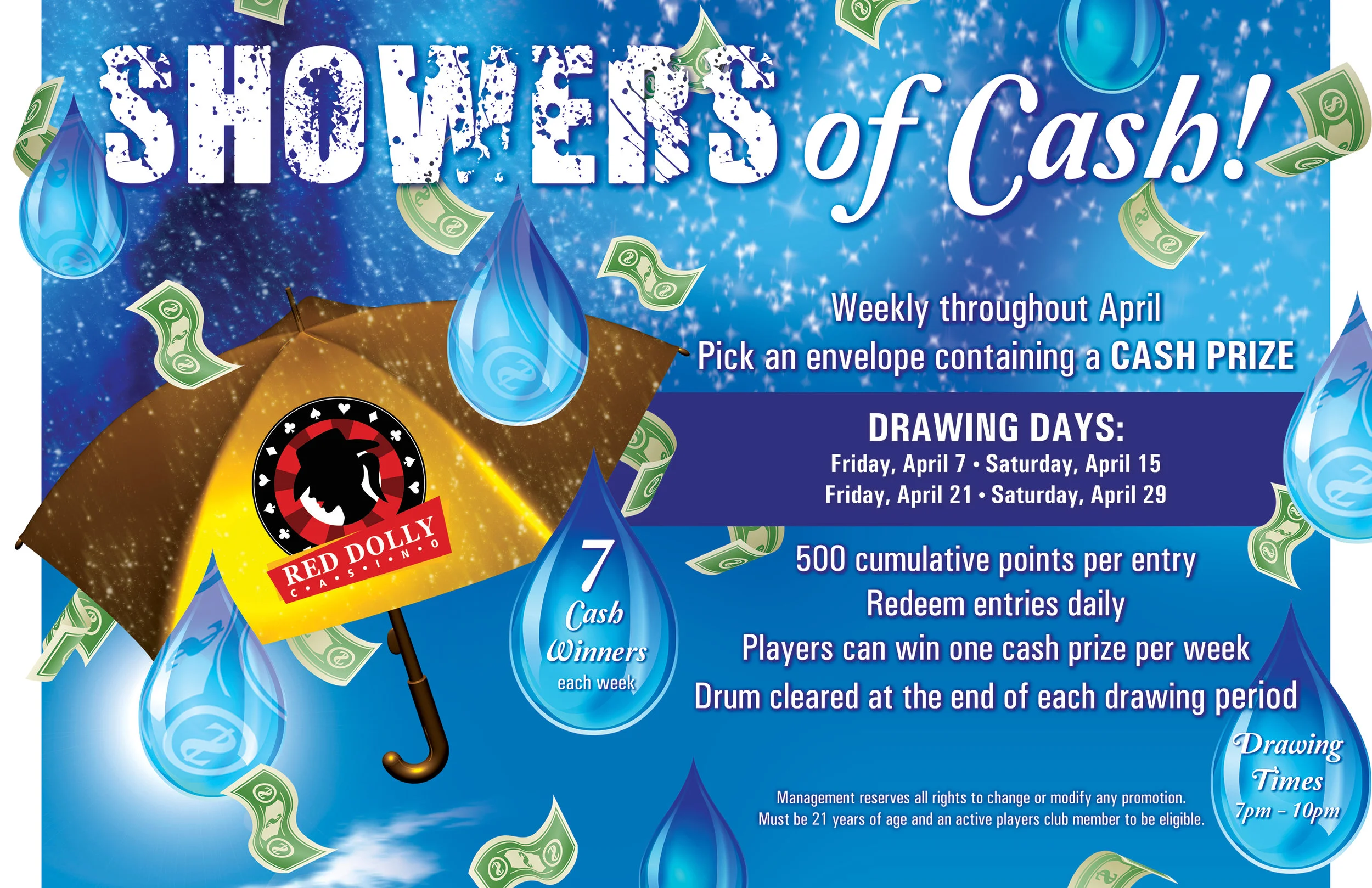 Showers of Cash
