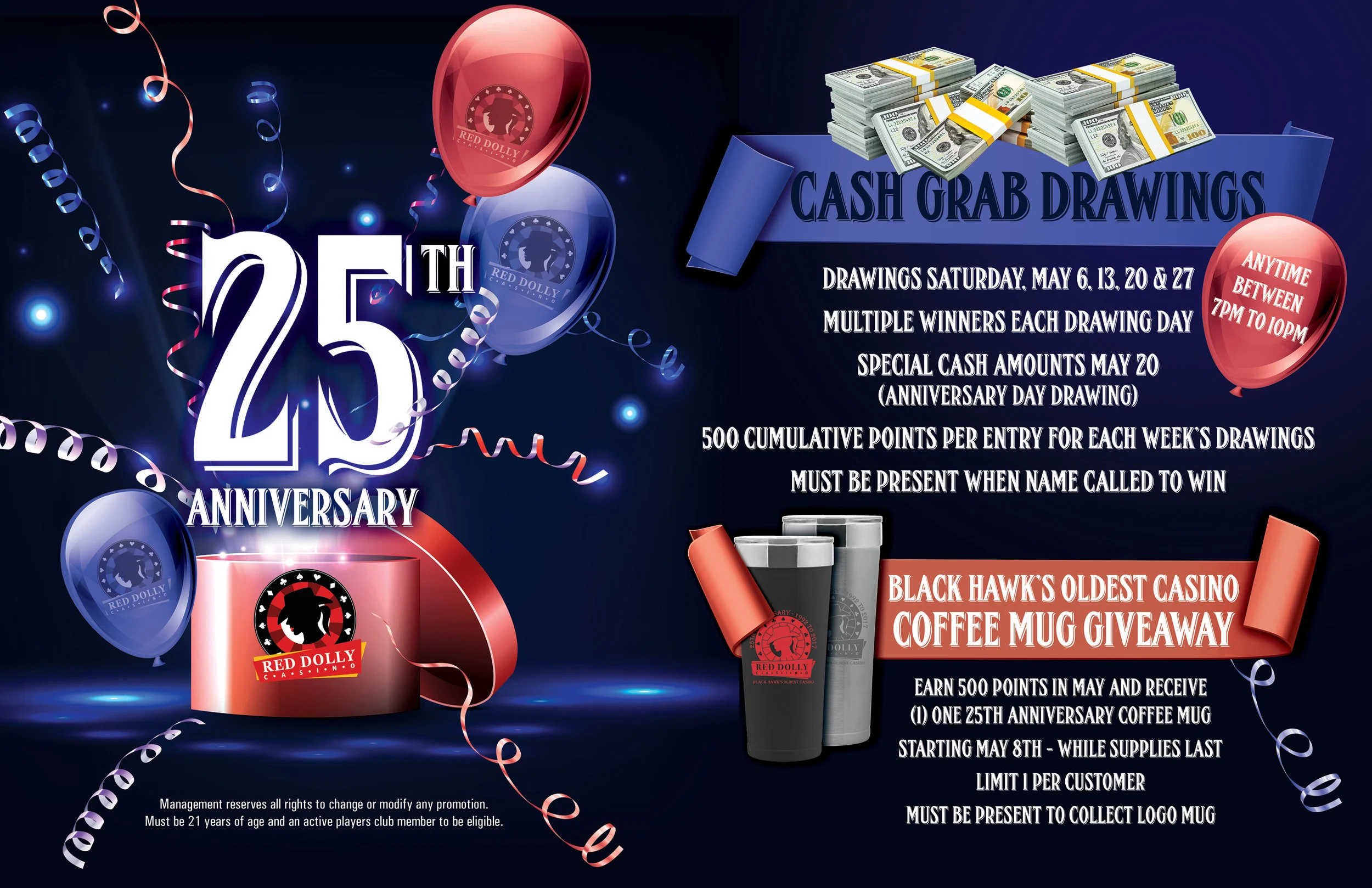 Cash Grab Drawings!
