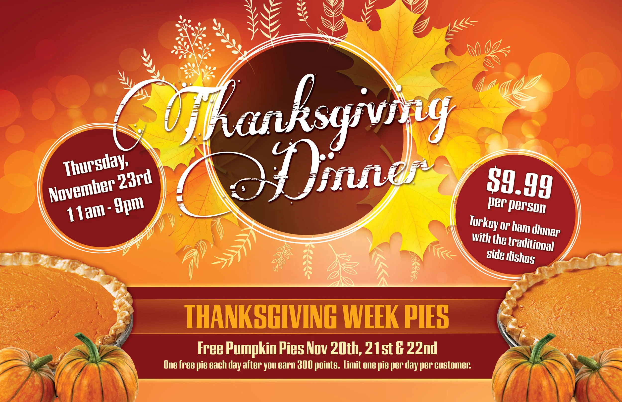 Thanksgiving Pies!