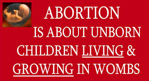 Abortion is About Unborn Children...