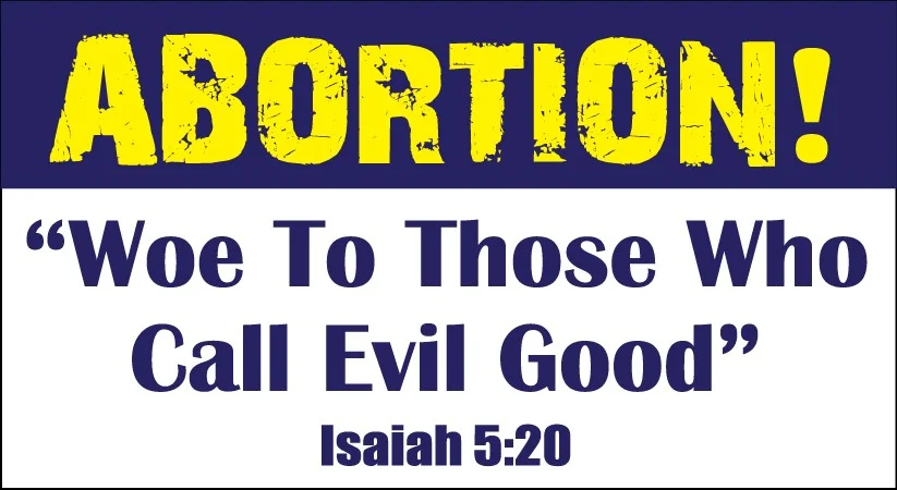 Woe to Those who call evil Good