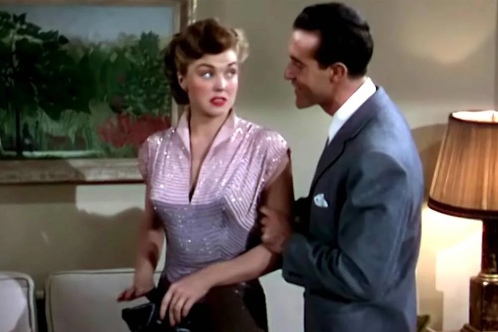 Esther Williams and Ricardo Montalbán perform the holiday date-rape anthem, “Baby, It’s Cold Outside” in MGM’s Neptune’s Daughter. While it is hard to believe, it was widely seen as acceptable in 1949.