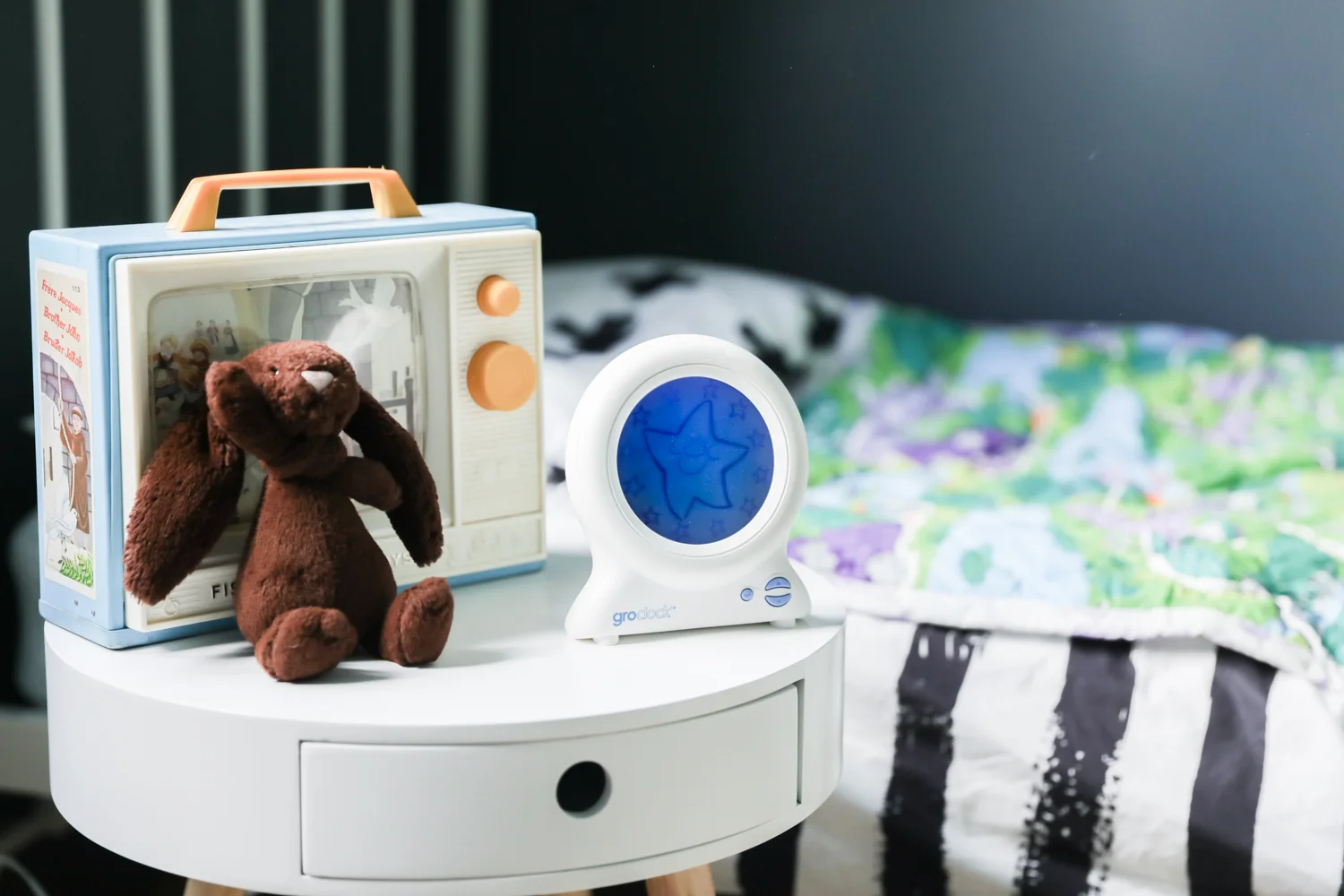 The magical gro clock. I swear by it!