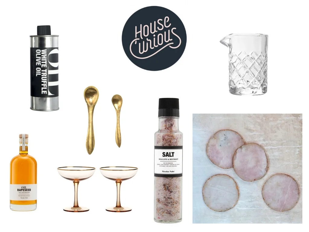 All items available from the House Curious website via Kitchen Accessories and The Pantry