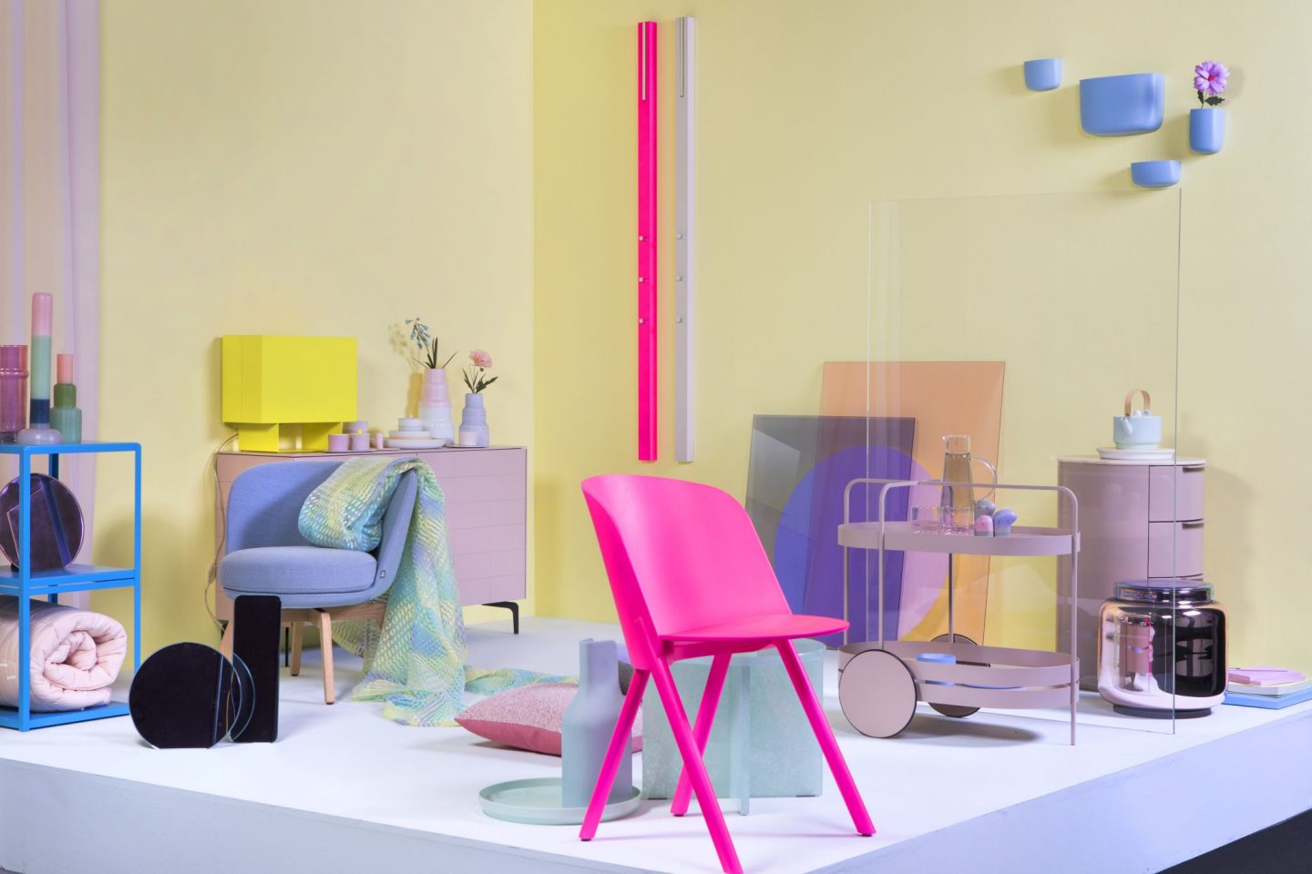 Hot off the Press from Im Cologne last month from Hello Peagreen’s blog . This New Nordic combines pastels with neon colours to great effect.
