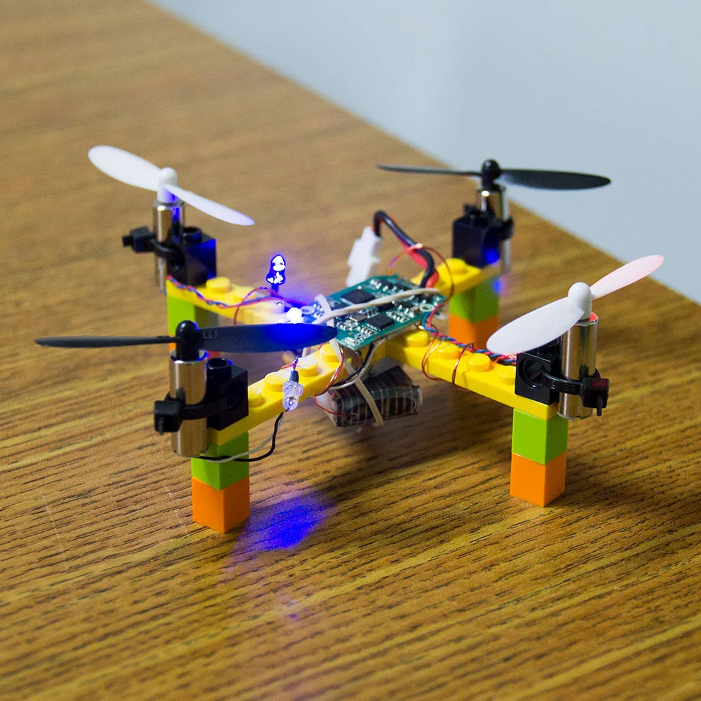 You can get a kit for this Lego drone from kitables , but it won't bring you a defibrillator. 