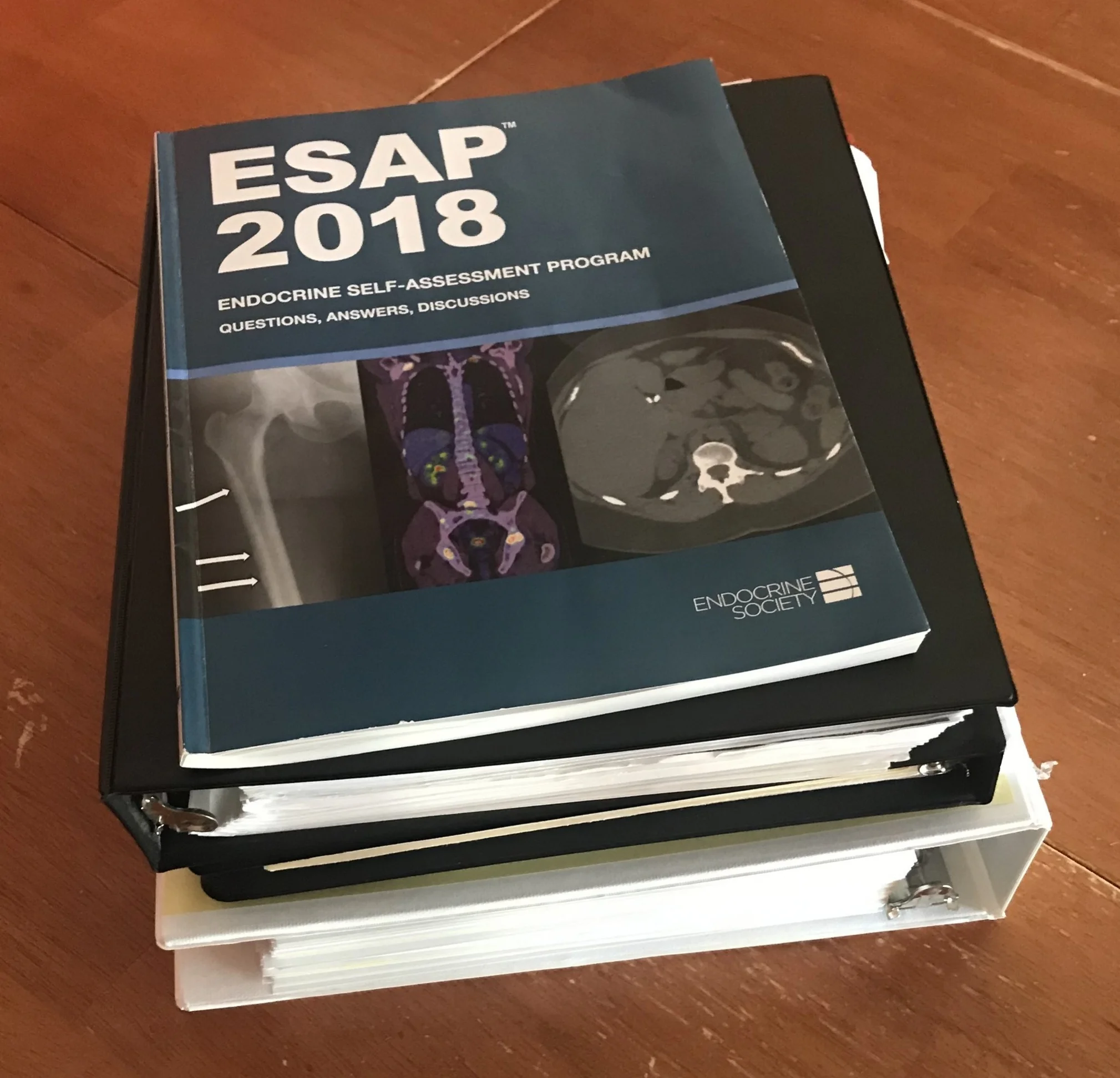 Analog study materials.