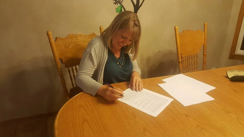 Signing The Agreement