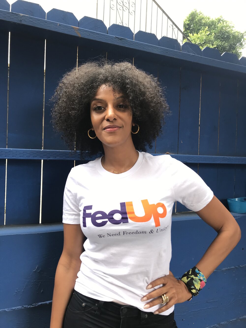 Fed Up T-shirt — Sarah Jones