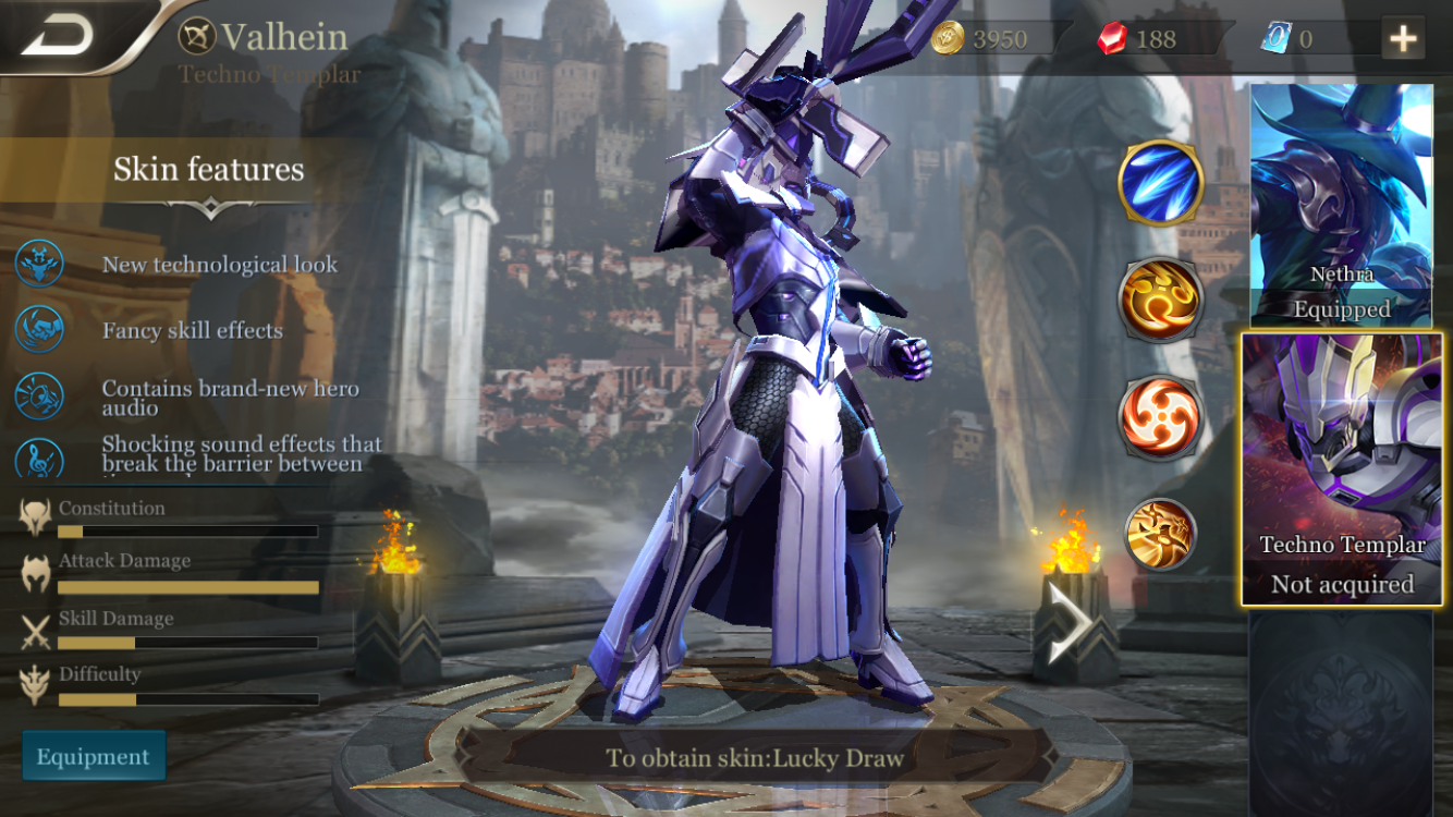 The game has multiple skins in the game, some of which look really cool and give some characters an entirely different and cooler visual appearance. 