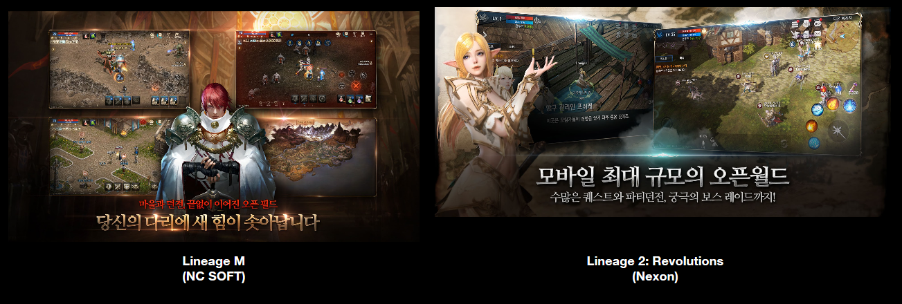 Lineage is one of the most prominent MMORPG hits