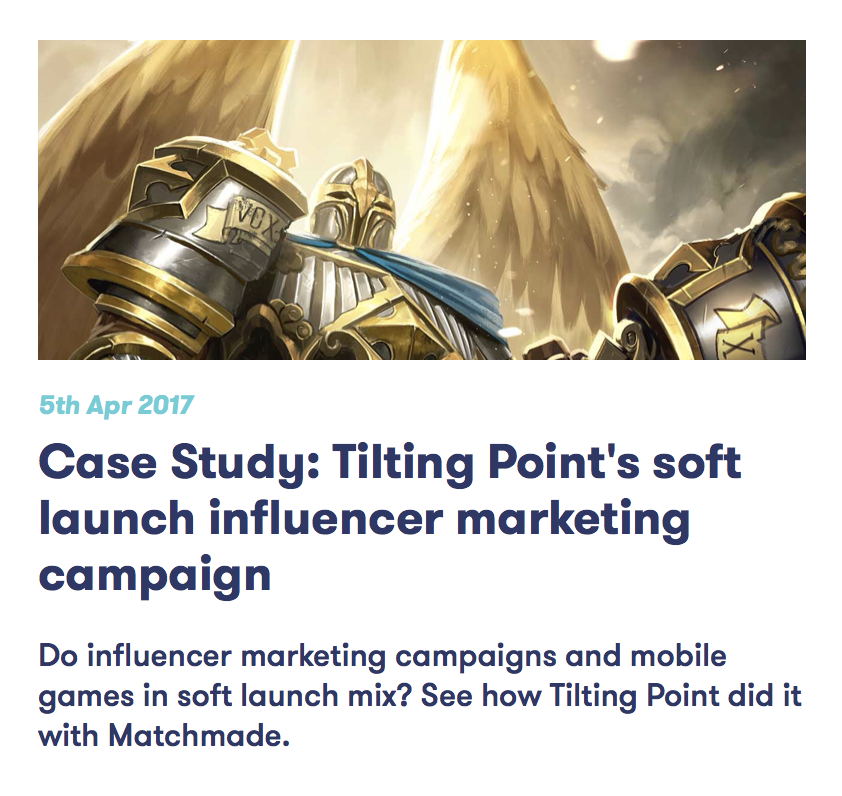 message from our sponsor, Matchmade