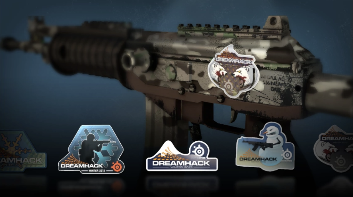 A “Souvenir” quality weapon that dropped for a small amount of Dreamhack 2013 viewers
