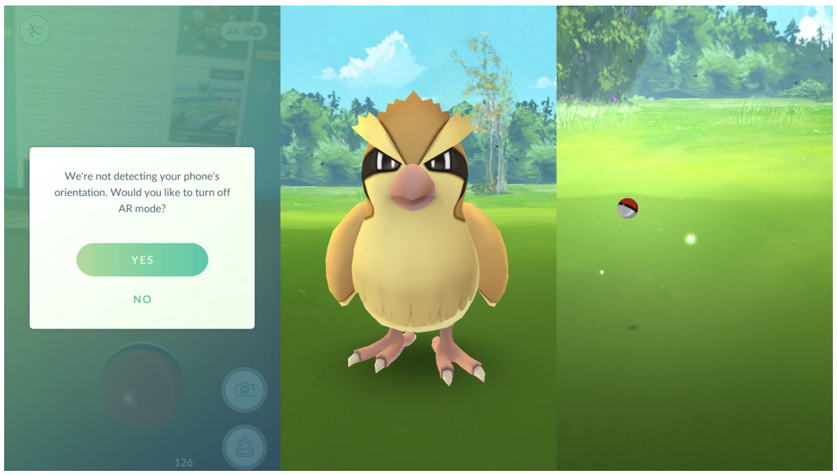 AR mode is more of a hinderance than a key gameplay element. Most players turn this off. Hence, we talk about location-based games instead of AR games.