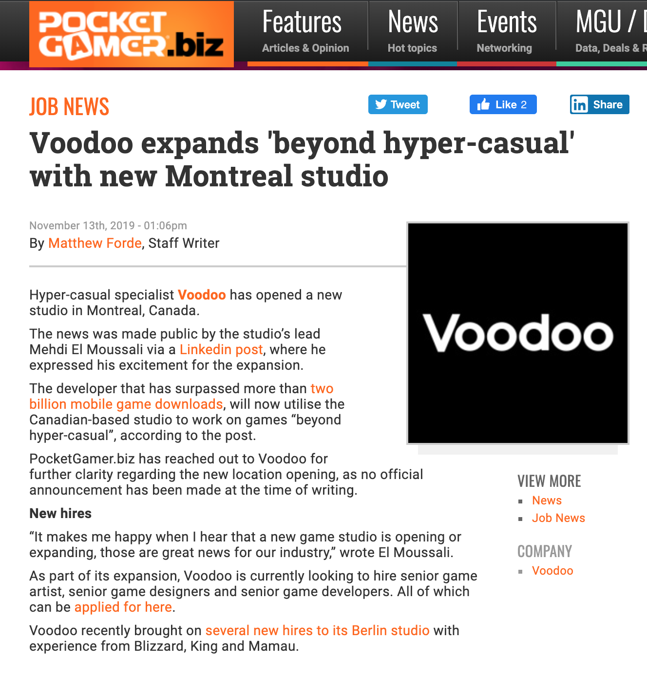 While writing this post, this    news article    went live. Need we say more. Source:    PocketGamer.biz