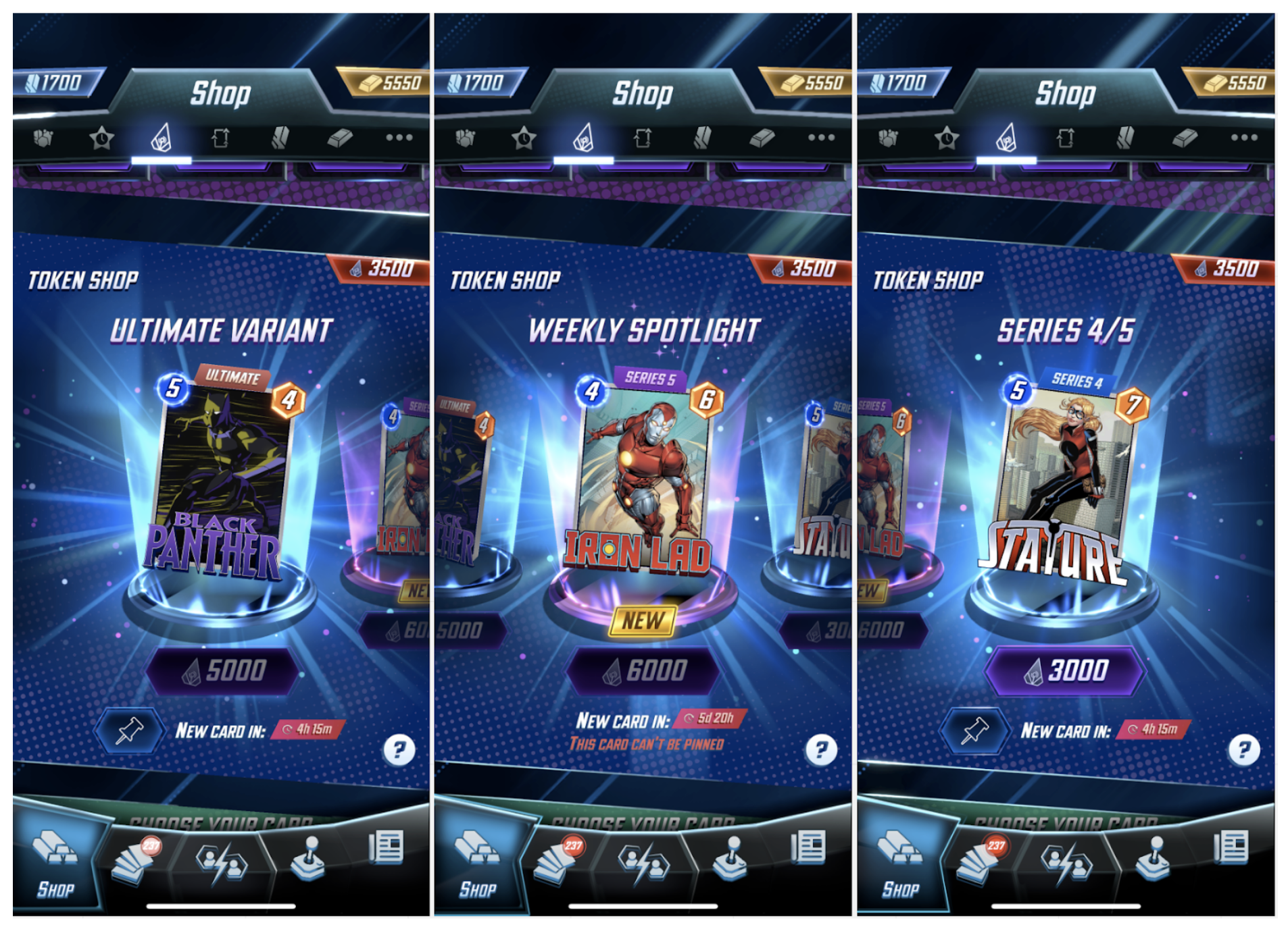 Marvel Snap's next update adds Tokens as a way to unlock the cards